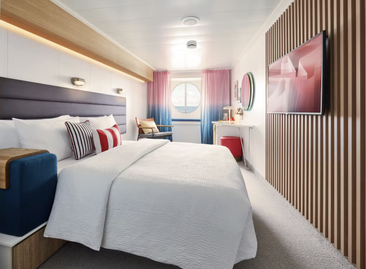 Sea View stateroom aboard Resilient Lady
